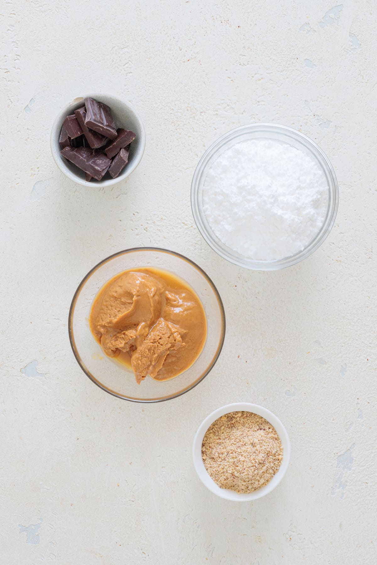 Ingredients for Peanut Butter Balls.