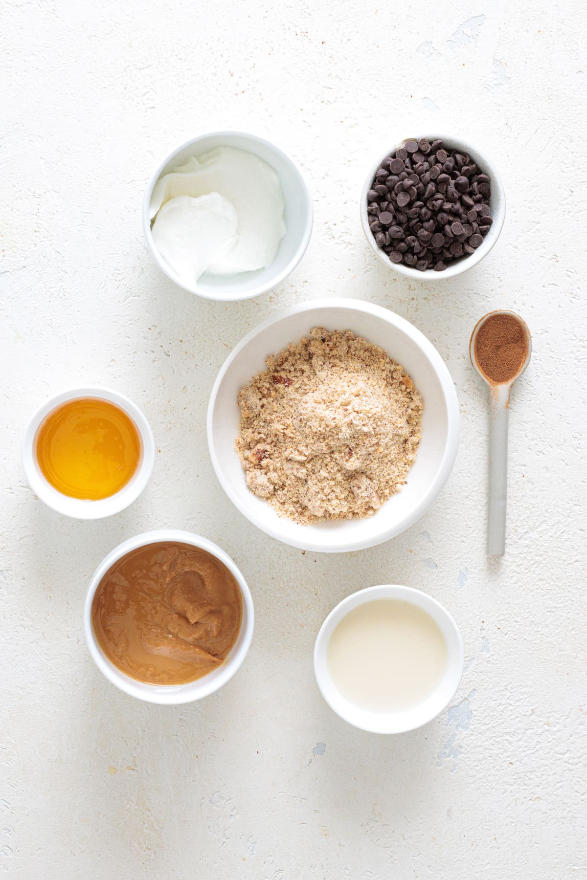 Ingredients for Greek Yogurt Cookie Dough