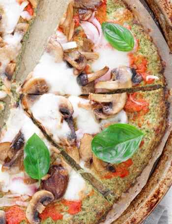 Broccoli Pizza Crust (Gluten-Free)