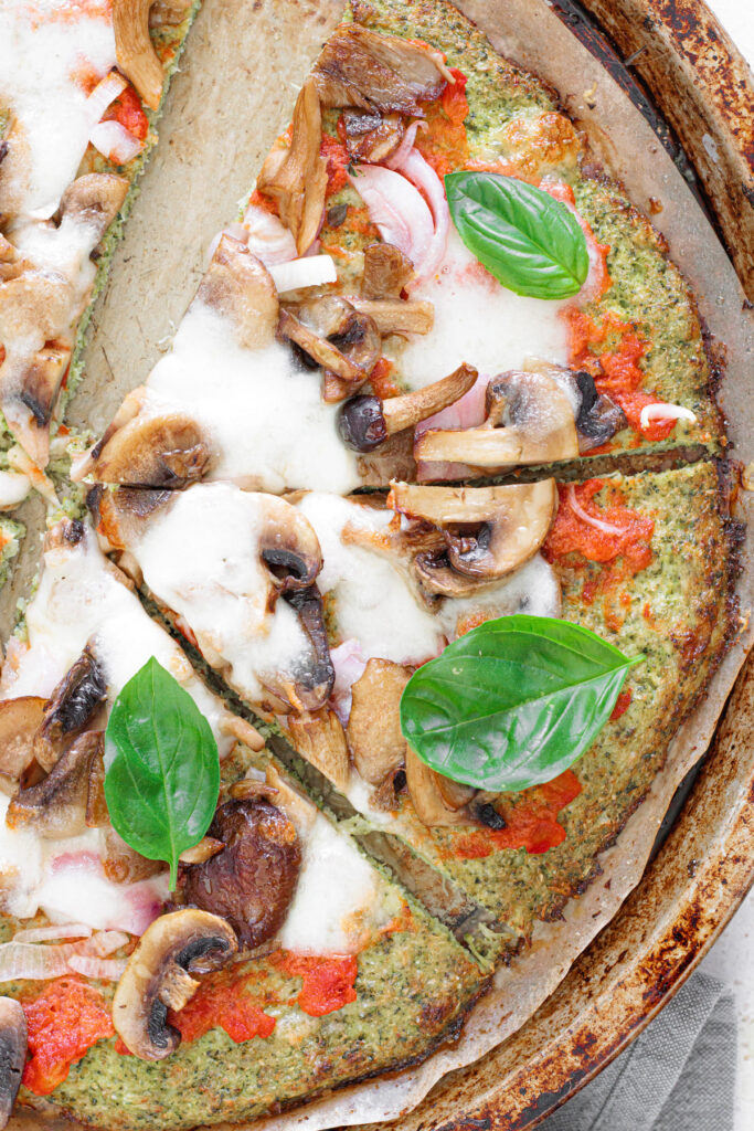 Broccoli Pizza Crust (Gluten-Free)