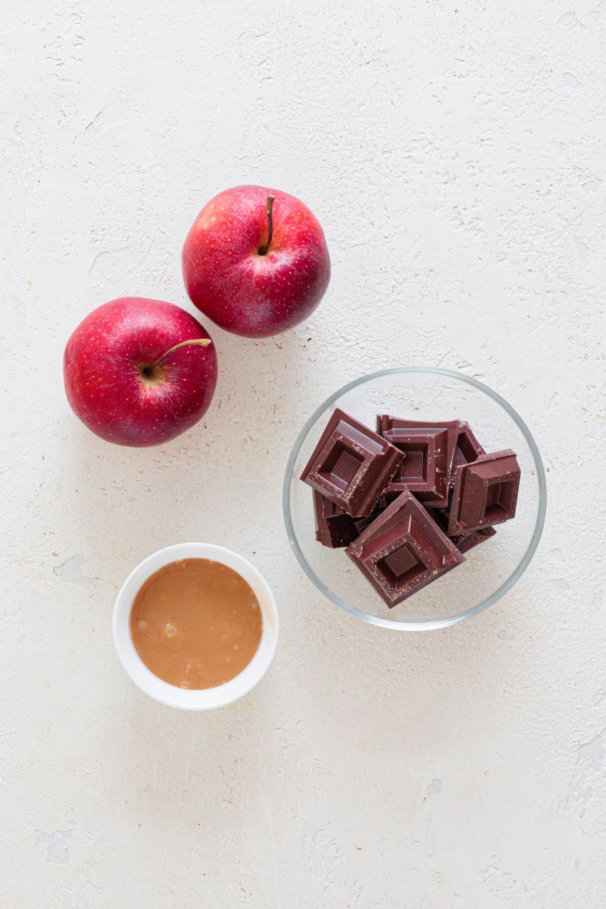 Ingredients for Caramel Apple Slice