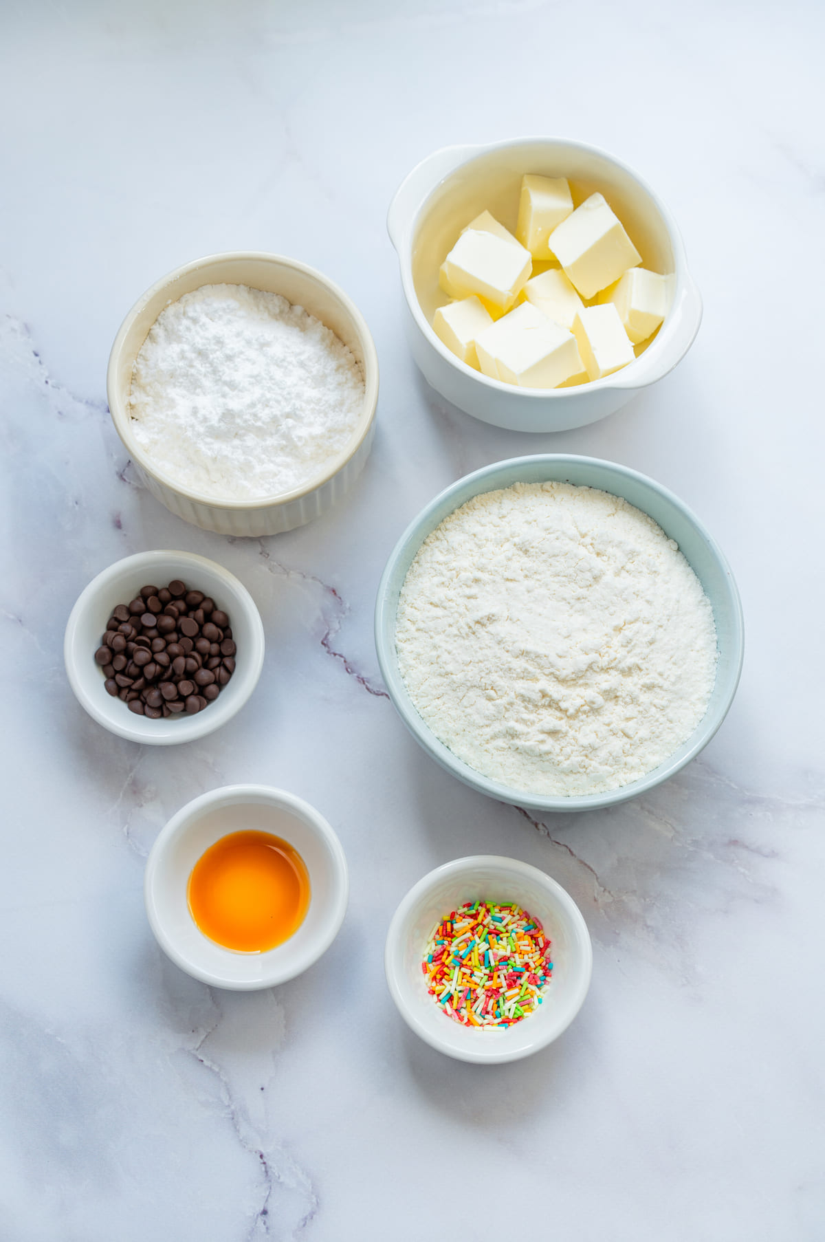 Ingredients for Christmas Cookies