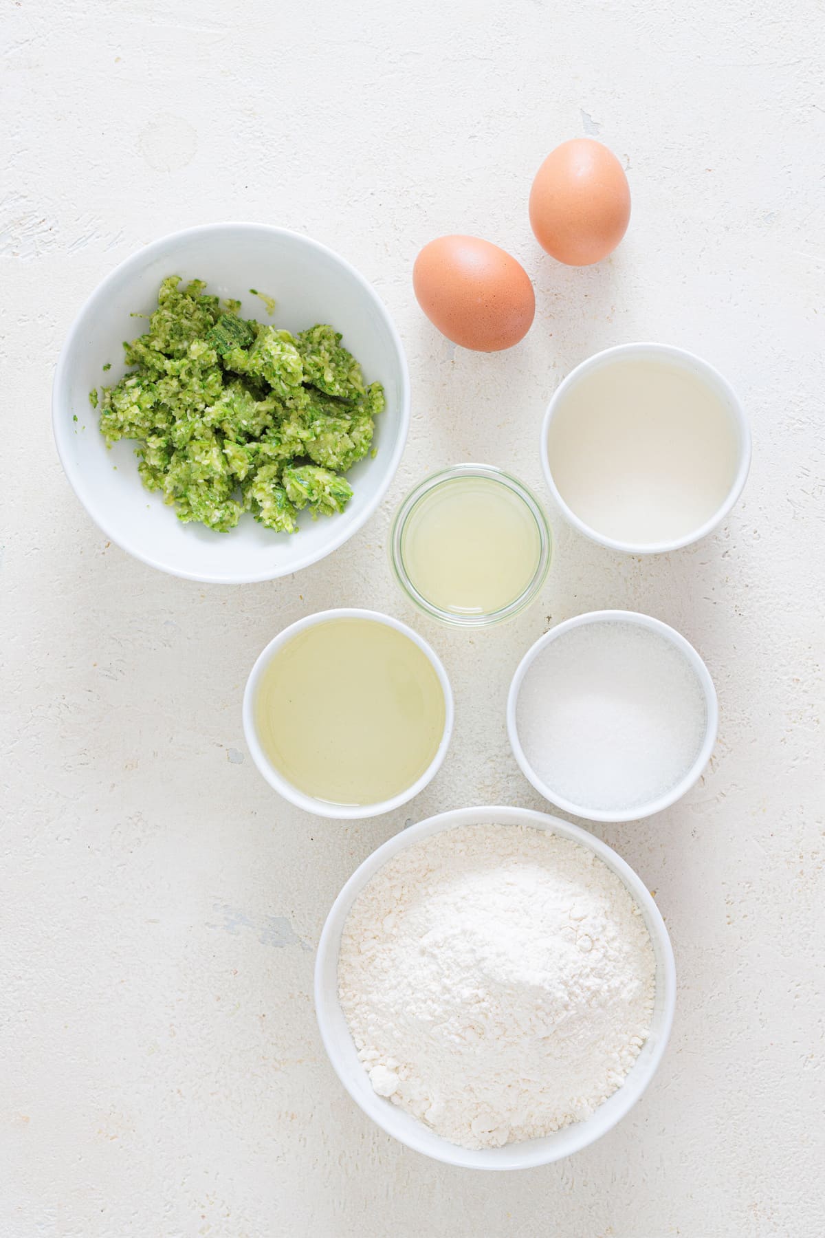 Ingredients for Lemon Zucchini Cake