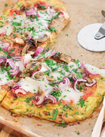 The Best Zucchini Pizza Crust
