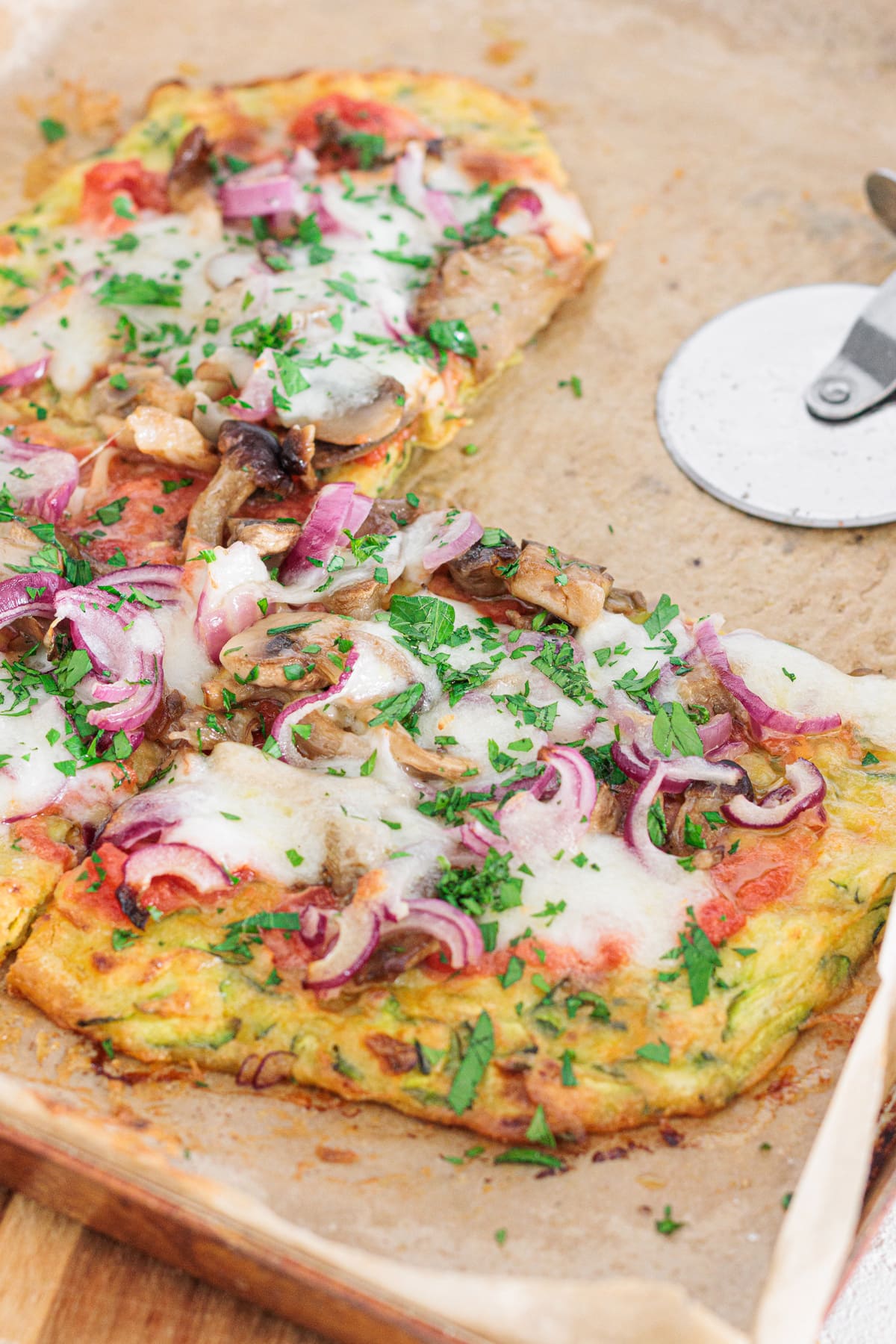 The Best Zucchini Pizza Crust