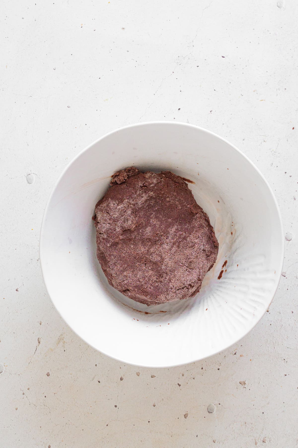 Work the dough until it comes together into a smooth ball.