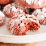 Red Velvet Crinkle Cookies