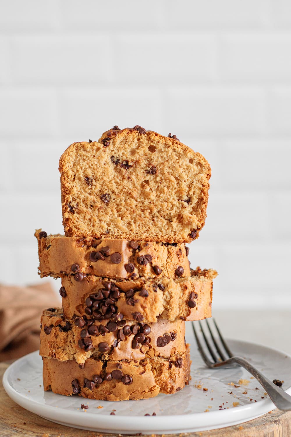 3 ingredient ice cream bread with chocolate chips