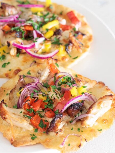 chicken flatbread pizza