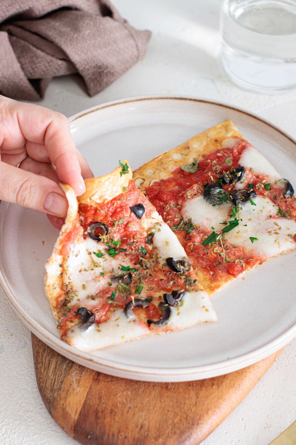 Crispy Cottage Cheese Pizza Crust