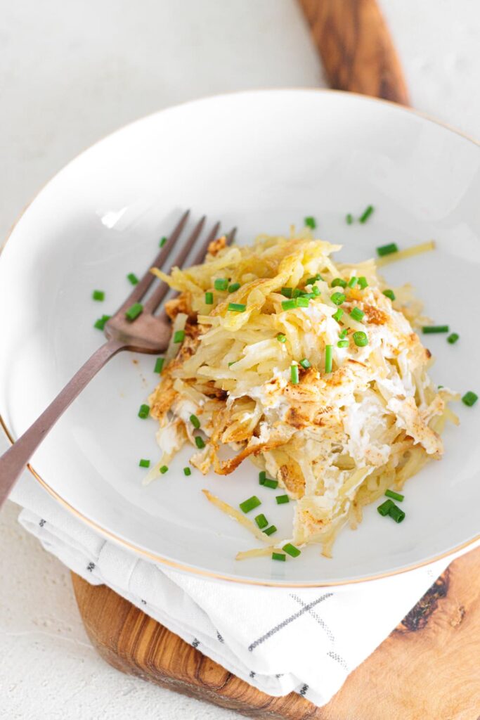 4 Ingredient Hash Brown Casserole