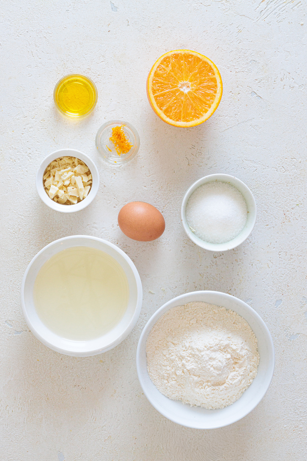 Ingredients for My Orange Creamsicle Cookies