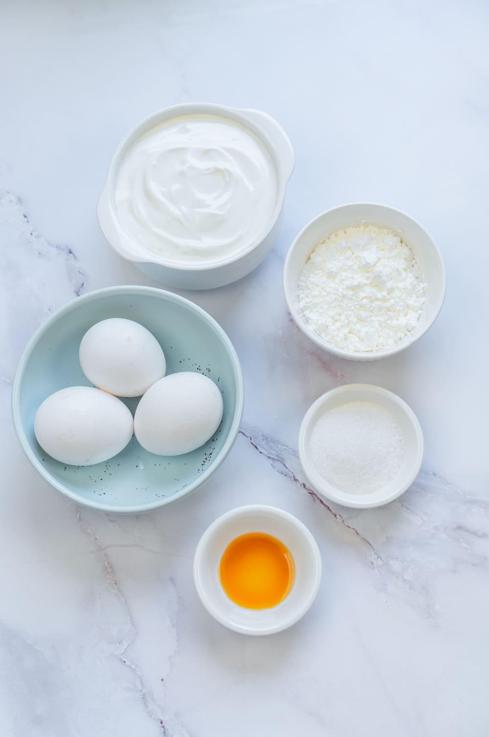 Ingredients for 3-Ingredient Greek Yogurt Cake