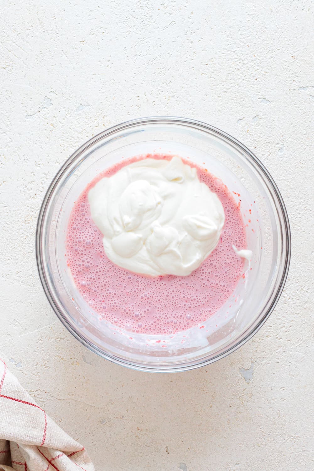 And then the whipped cream.