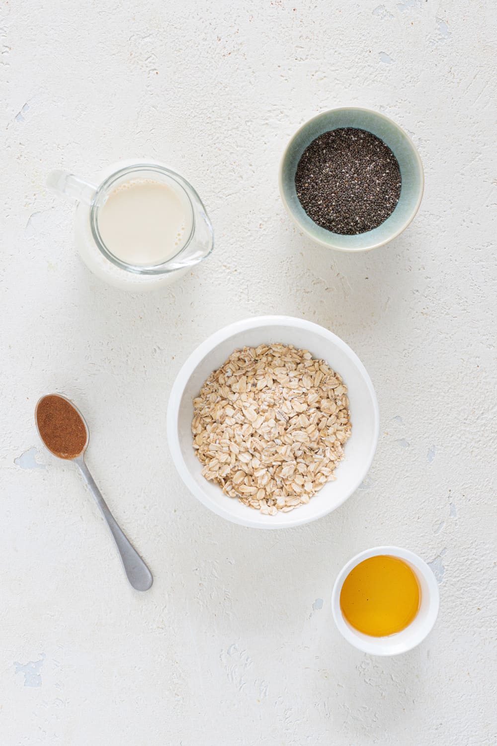 Ingredients for My Easy Overnight Oats