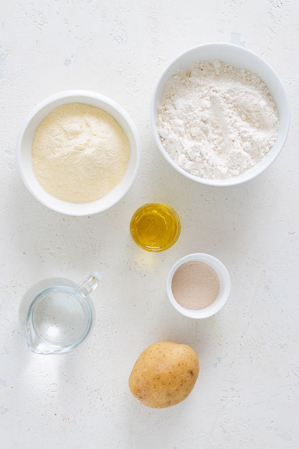 Ingredients for My Homemade Focaccia Barese