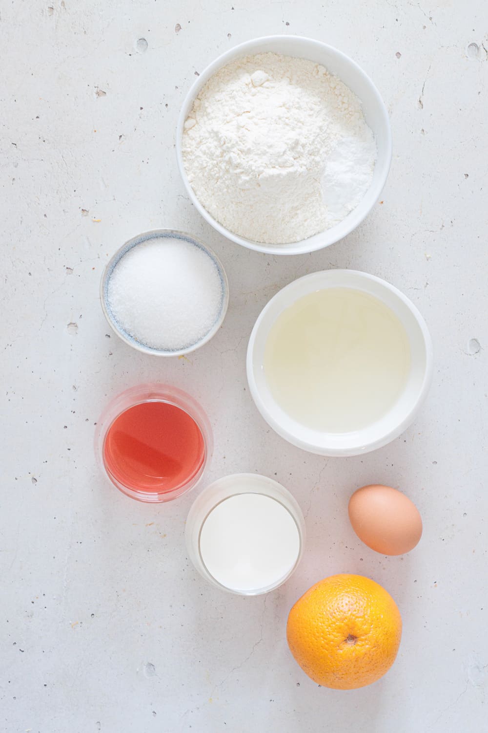 Ingredients for my Orange Creamsicle Cake